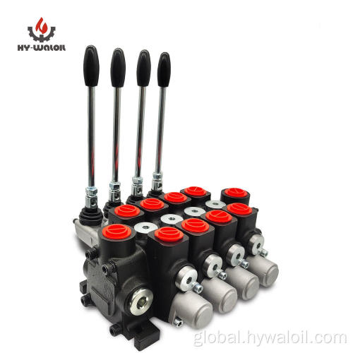 Sectional Control Spool Valve PC100 4 Spool Hydraulic Sectional Directional Control Valve Manufactory